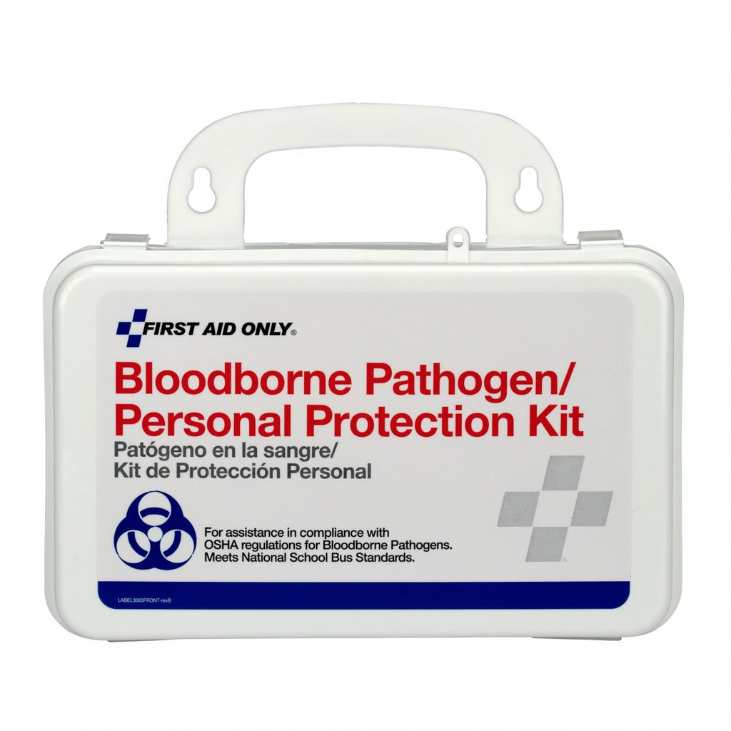 First Aid Only Unitized BBP Spill Clean-Up Kit in Plastic Case