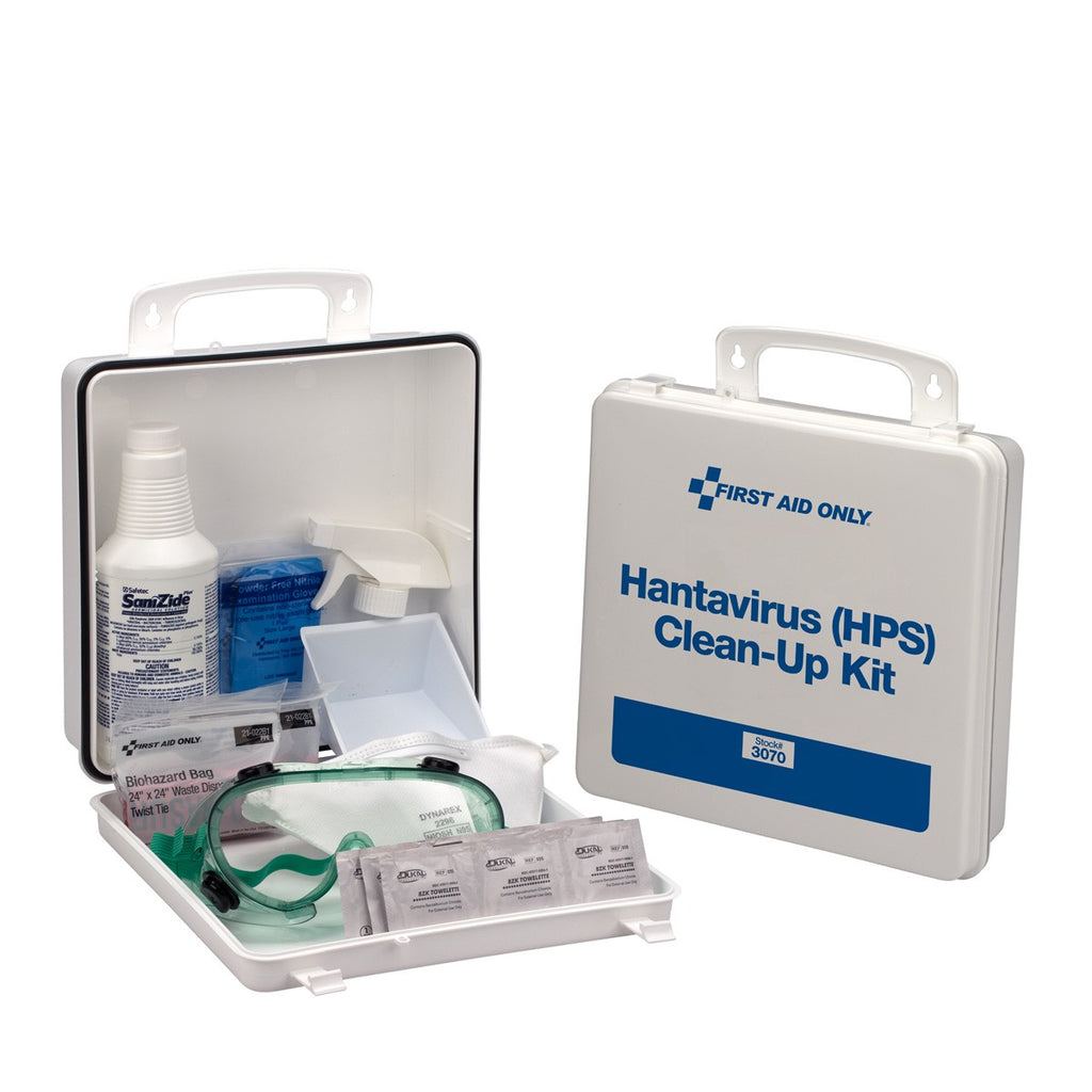 First Aid Only HPS Hantavirus Clean-Up Kit in Plastic Case