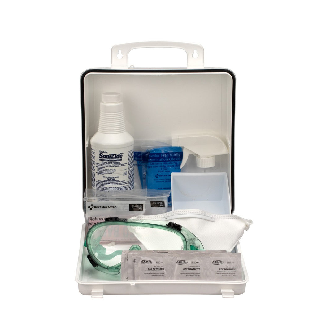 First Aid Only HPS Hantavirus Clean-Up Kit in Plastic Case