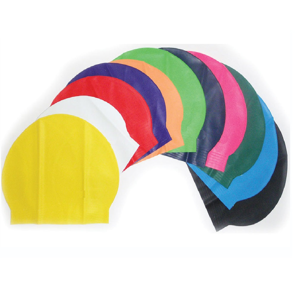 Sprint Aquatics Latex Swim Caps (50-Pack) | Institutional Bulk Aquatic Headwear