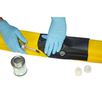 Justrite Make-A-Berm, Drain Plug, 2 Inch High X 10 Inch Long