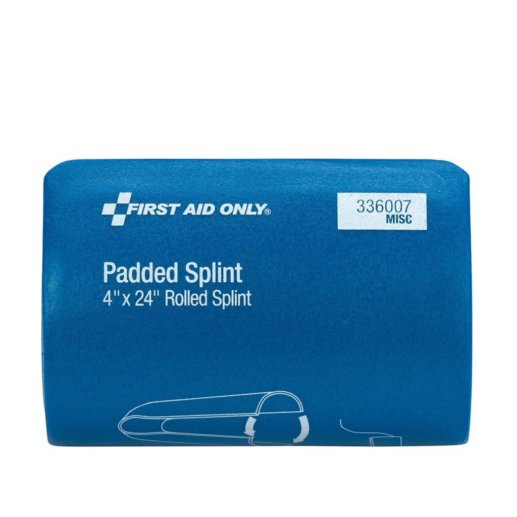 First Aid Only 4" x 24" Padded Splint for Emergency Fracture Stabilization