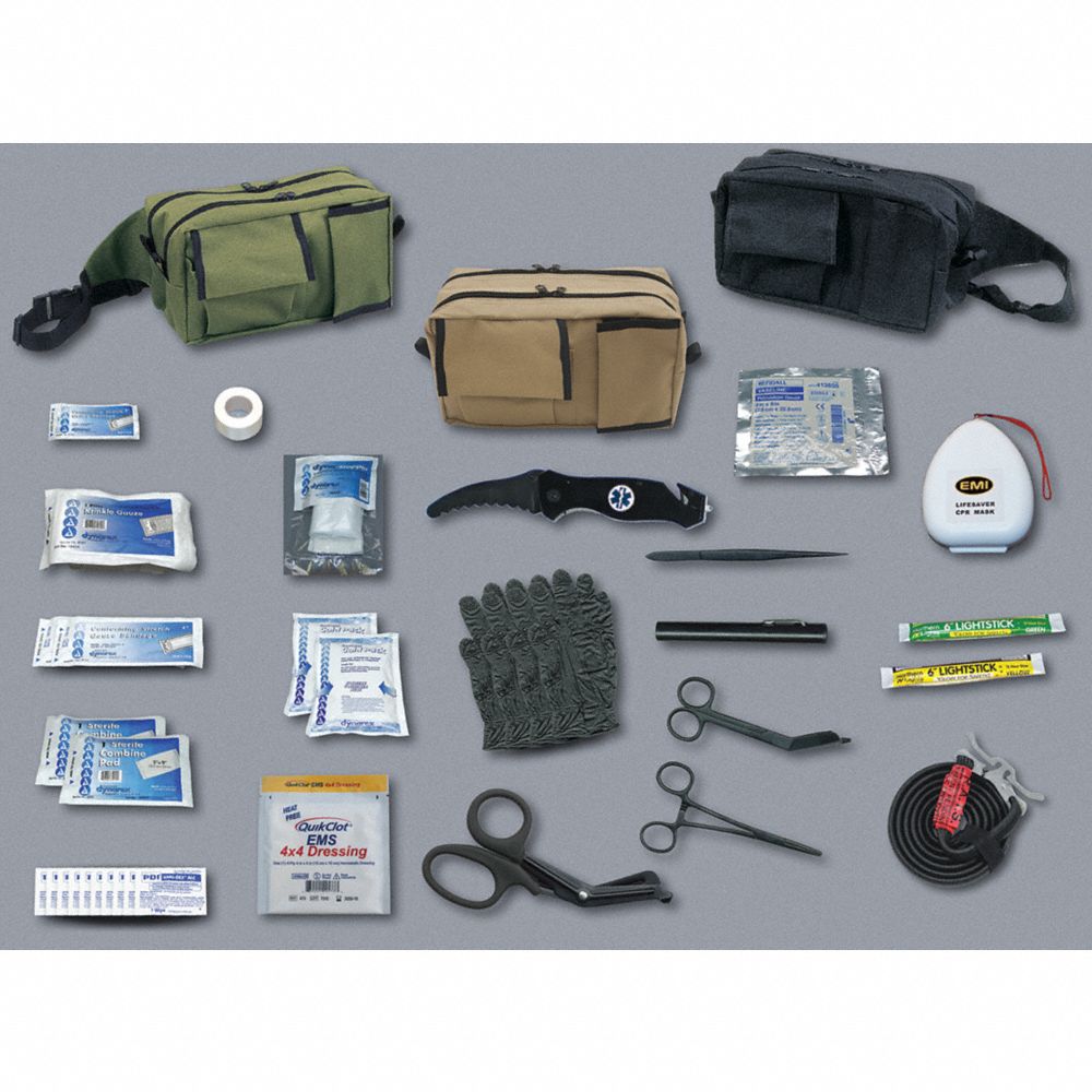 EMI Emergency Tactical Basic Response Kit - Professional First Responder Medical Set