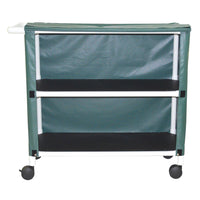 MJM 2-Shelf Linen Cart with Mesh or Cover