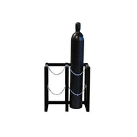 Justrite 2W X 1D Gas Cylinder Storage Rack | For 2 Cylinders
