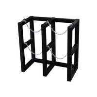 Justrite 2W X 1D Gas Cylinder Storage Rack | For 2 Cylinders