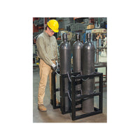 Justrite 2W X 2D Gas Cylinder Storage Rack | For 4 Cylinders