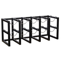 Justrite 5W X 2D Gas Cylinder Storage Rack | For 10 Cylinders