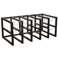 Justrite 5W X 3D Gas Cylinder Storage Rack | For 15 Cylinders