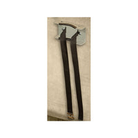 Justrite Steel Gas Cylinder Support Bracket, One 12" Cylinder Capacity, Wall Mount