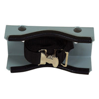 Justrite Steel Gas Cylinder Support Bracket, One 12" Cylinder Capacity, Wall Mount