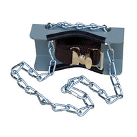 Justrite Steel Gas Cylinder Support Bracket With Chain, One 12" Cylinder Capacity, Wall Mount