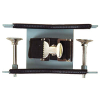 Justrite Steel Gas Cylinder Support Bracket, One 12" Cylinder Capacity, Bench Mount, Steel