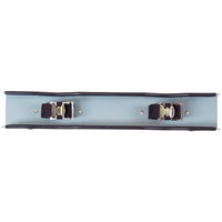 Justrite Steel Gas Cylinder Support Bracket, Two 12" Cylinder Capacity, Wall Mount