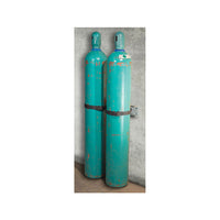 Justrite Steel Gas Cylinder Support Bracket, Two 12" Cylinder Capacity, Wall Mount