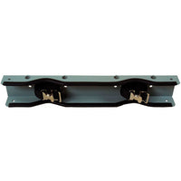 Justrite Steel Gas Cylinder Support Bracket, Two 12" Cylinder Capacity, Wall Mount