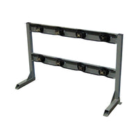 Justrite Steel Gas Cylinder Stand, 4 Cylinder Capacity, In-Line