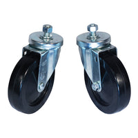 Justrite Replacement 5" Swivel Caster Set For Gas Cylinder Hand Trucks