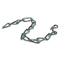 Justrite 19" Long Chain For Barricade Racks, Single Station, Steel