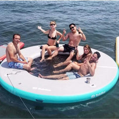 Solstice Inflatable 8' X 8' Circular Mesh Dock