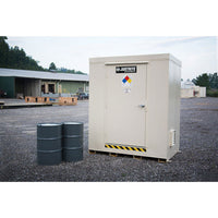 Justrite 4-Hour Fire-Rated Outdoor Safety Locker, 6-Drum