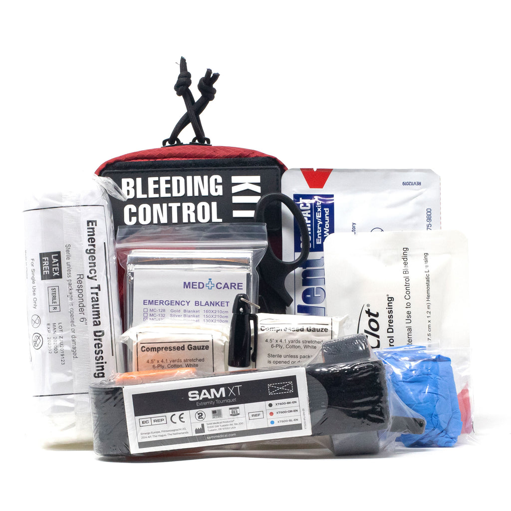 Cubix Safety Premium Bleeding Control Kit – Medical-Grade Hemorrhage Control and Trauma Response Assembly