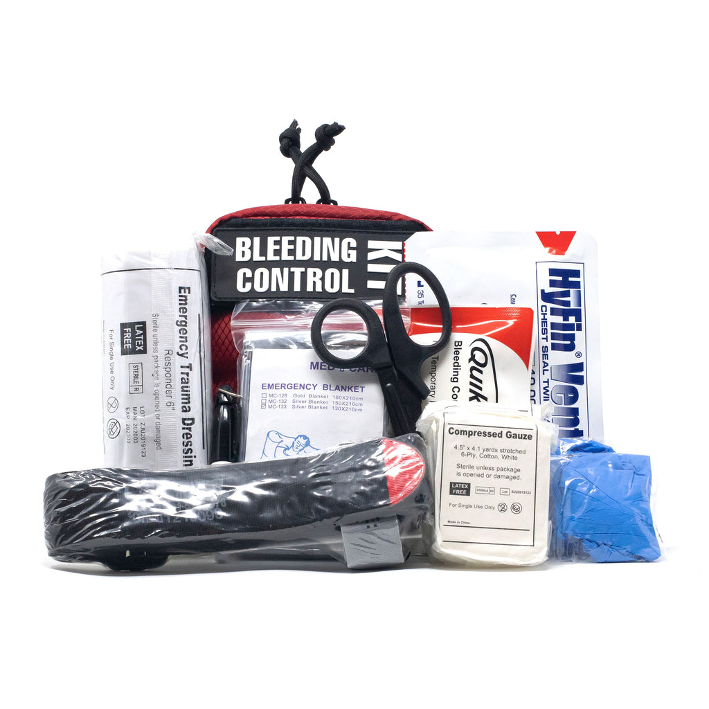 Cubix Safety Premium Bleeding Control Kit – Medical-Grade Hemorrhage Control and Trauma Response Assembly