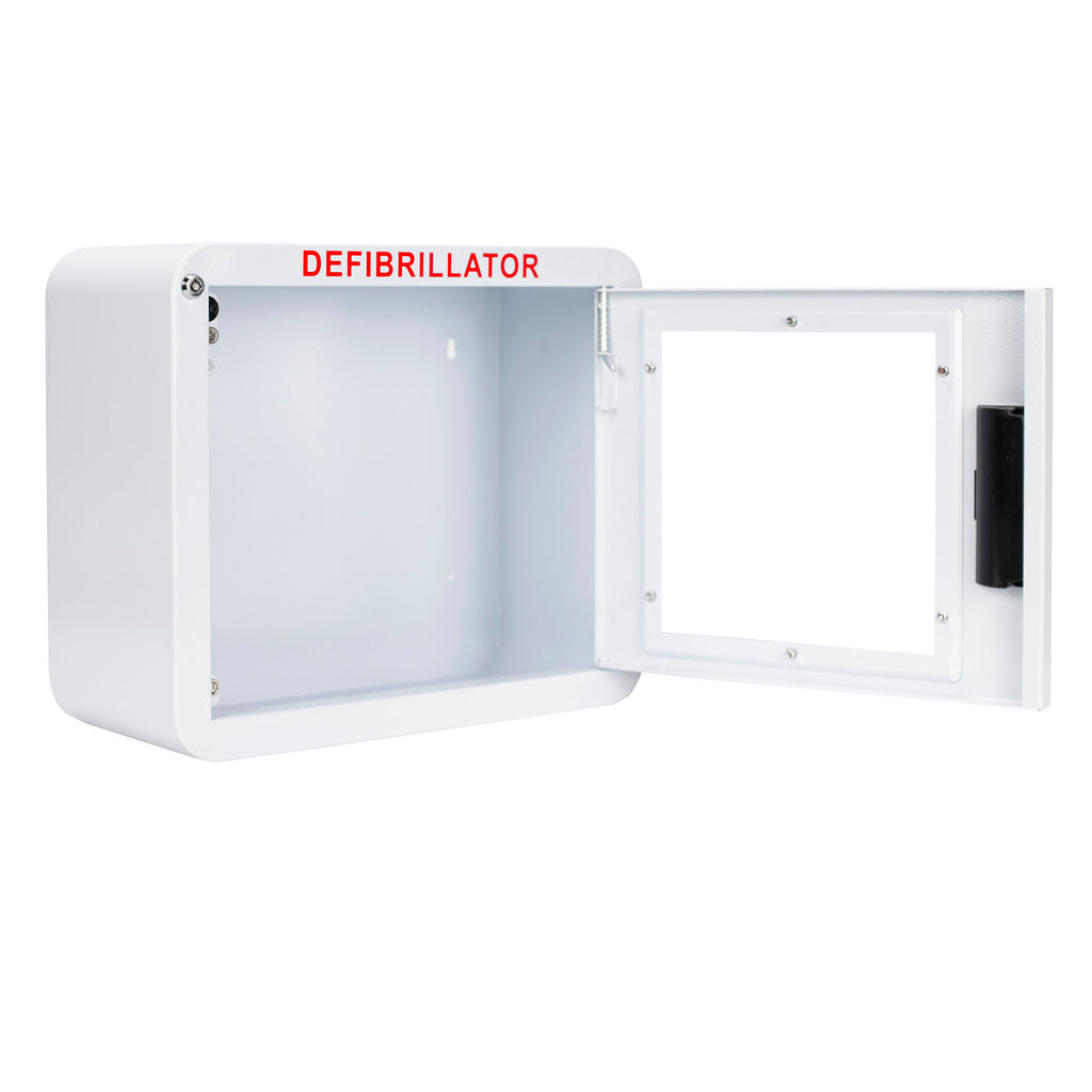 Cubix Safety Premium Compact AED Cabinet with Integrated Audible Security Alarm
