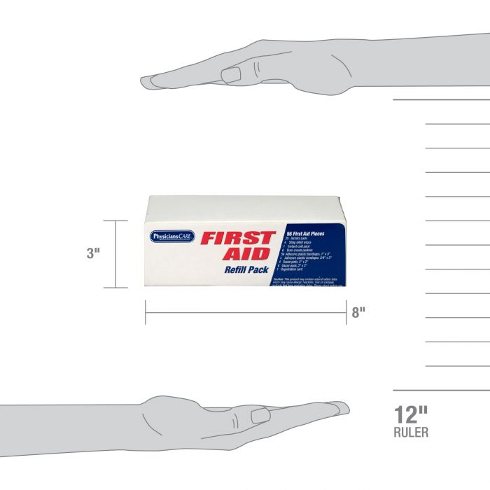 First Aid Only 95 Piece Refill Pack for Industrial First Aid Kits