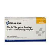 First Aid Only 40" x 40" x 56" Sterile Muslin Triangular Bandage, 1 Per Box(Pack of 200)