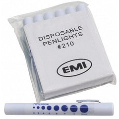 EMI Disposable Penlights with Pupil Gauge (6-pack)