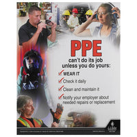 JJ Keller Personal Protective Equipment: Employee Essentials - Awareness Poster