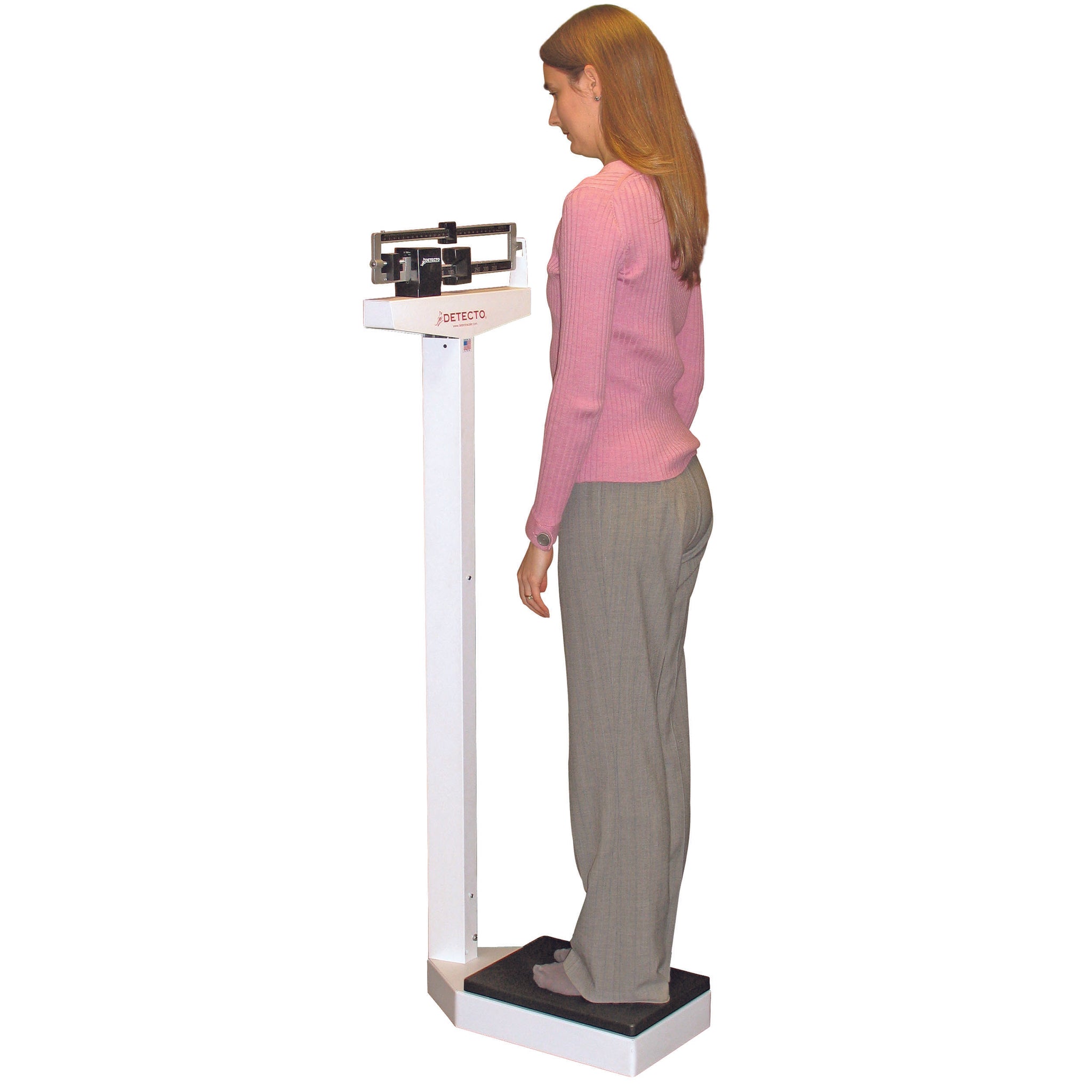 Detecto Stainless Steel Weigh/Beam Physician Scale