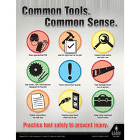 JJ Keller Common Tools - Workplace Safety Training Poster