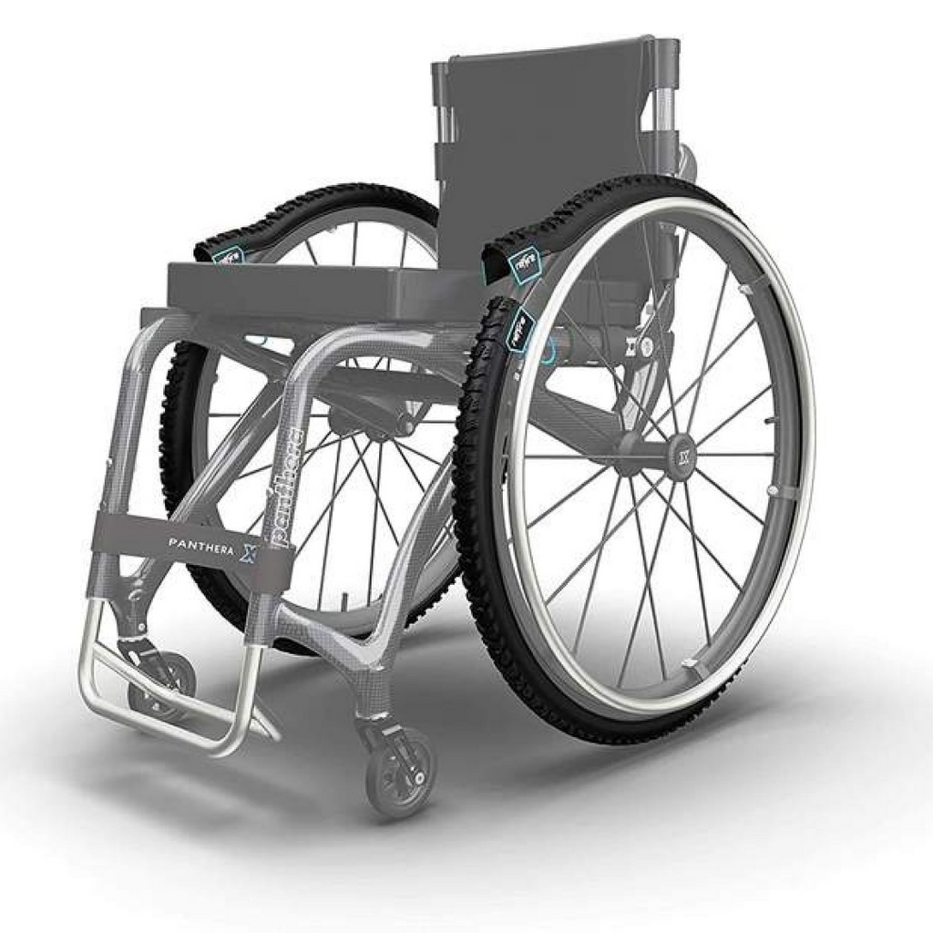Triumph Mobility reTyre | Zip-On All-Terrain Modular Traction Skin for Manual Wheelchairs