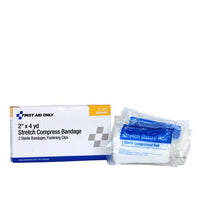 First Aid Only 2" Sterile Stretch Compressed Gauze Rolls, 2 Per Box(Pack of 150)