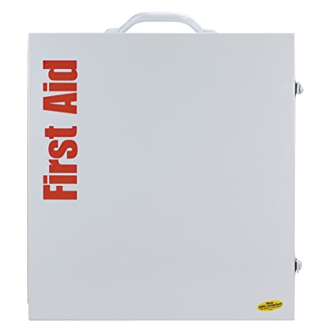 First Aid Only 100 Person 3-Shelf Industrial Metal First Aid Cabinet (ANSI B Compliant)