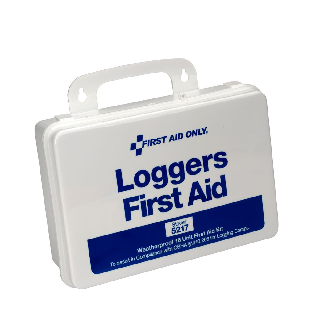 First Aid Only 25 Person Loggers First Aid Kit, OSHA Compliant Plastic Case