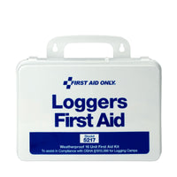 First Aid Only 25 Person Loggers First Aid Kit, Plastic Case