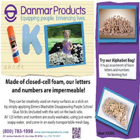 Danmar Products 5305 Foam Alphabet & Numbers