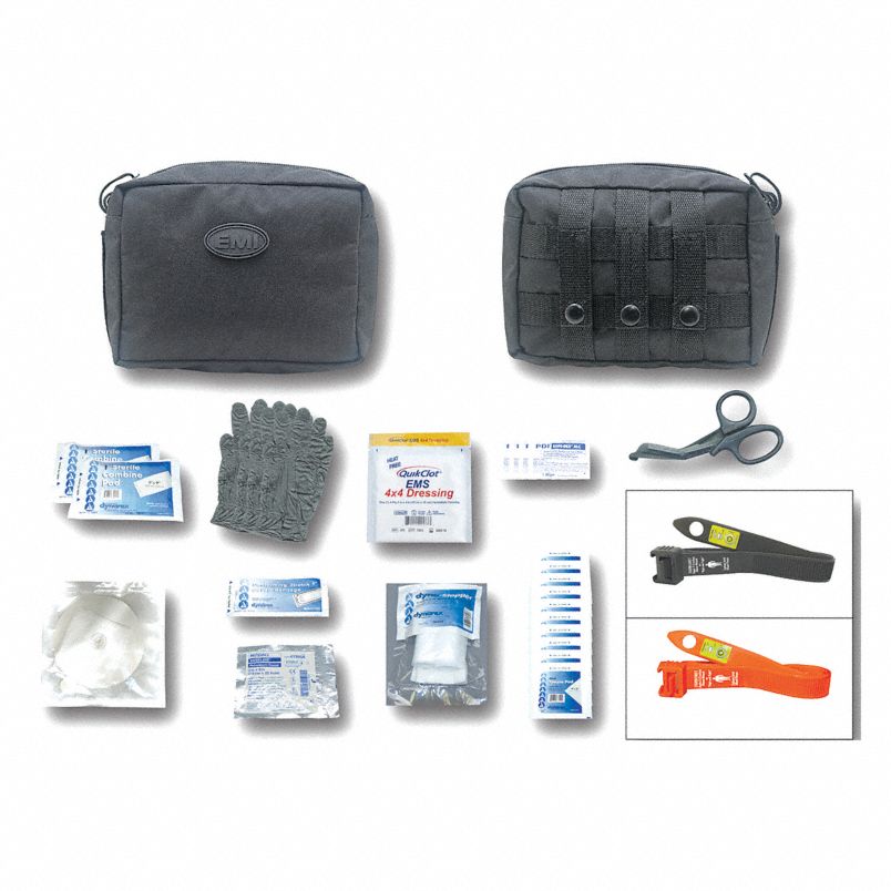 EMI Emergency Tactical Response Gunshot Kit with S.T.A.T. Tourniquet