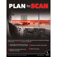 JJ Keller "Plan To Scan" Transportation Safety Poster