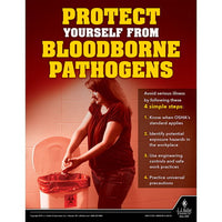 JJ Keller "Protect Yourself From Bloodborne Pathogens" Workplace Safety Training Poster