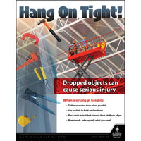 JJ Keller "Hang On Tight" Workplace Safety Training Poster