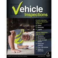 JJ Keller "Vehicle Inspections" Driver Awareness Safety Poster