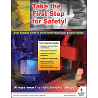 JJ Keller Take The First Step For Safety - Workplace Safety Training Poster