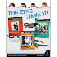 JJ Keller "The Eyes Have It" Health & Wellness Awareness Poster