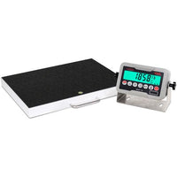 Detecto GP-400 General Purpose Scale, Electronic, 400 lbs. Capacity, Mild Steel