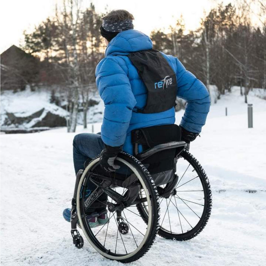 Triumph Mobility reTyre | Zip-On All-Terrain Modular Traction Skin for Manual Wheelchairs