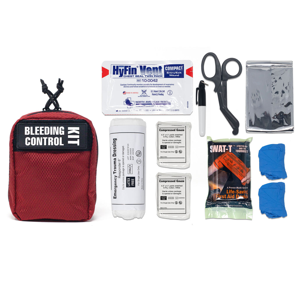 Cubix Safety Intermediate Bleeding Control Kit with SWAT-T Tourniquet